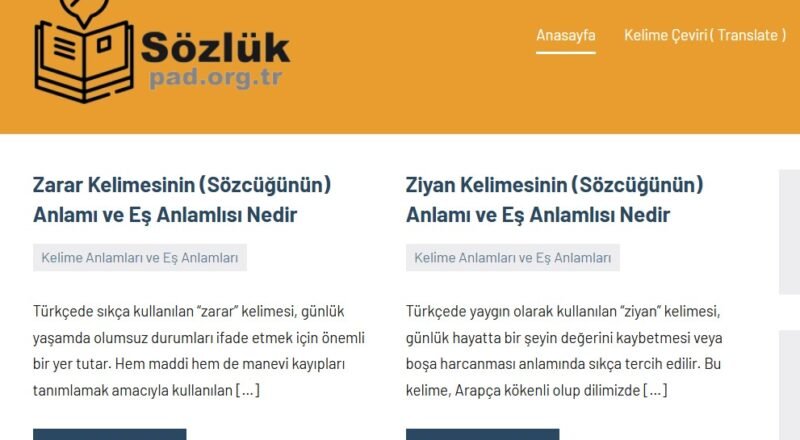 Cümle Eş Anlamlısı - Pad.org.tr